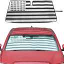 Car Windshield Sun Shade Compatible with Toyota Tacoma 2006-2026 Auto Windshield Sunshades Foldable Blocks UV Rays Sun Visor to Keep Your Vehicle Cool and Damage Free (Style C)