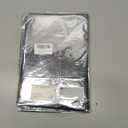 Silver Birthday Decorations with 16pcs Large 4D Foil Balloons in Different Size (10-50 Inch) + 6pcs 18" Heart Balloons + 16 Happy Birthday Banner for Bday, Wedding Bridal Decoration (Silver)