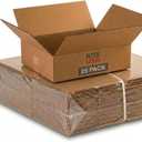 BOX USA Shipping Boxes Medium 12"L x 9"W x 4"H 25-Pack - Corrugated Cardboard Box for Moving, Mailing, Packing, Packaging and Storage