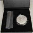 26.8 Ounce/ 760 Gram Record Weight Stabilizer Turntable Clamp Heavy Weight High Mass Steel Lp Disc Vinyl Record Player Accessory with Brush Gift Box for Vibration Damping Christmas Favor Gifts(Silver)