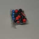 Morofme 48pcs Spider Cake Decorations Spiders Theme Cake Topper Spider Web Cupcake Decor Spiders Building Toothpick Red Black Blue Balls Cupcake Decoration for Boys Men Birthday Party Supplies