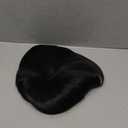 MAGQOO Black Wig for Boy Men Short Straight Black Wig Middle Part Cartoon Movie Halloween Cosplay Costume Animie Wig