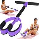 NTIUYOT Resistance Band, Upgraded Foot Pedal Resistance Band with Handle, Exercise Bands for Sit-ups, Home Gym Fitness Equipment, Natural Latex Fitness Bands for Abdomen, Arm, Leg Slimming Training