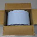 72 Pack White Plastic Plates, 7" Disposable Wave Salad/Dessert Plates Elegant Heavy Duty Plate for Party, Wedding, Thanksgiving, Christmas