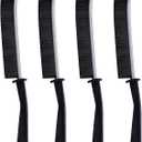 2 x 5 PCS Crevice Cleaning Brush Set, Extremely Skinny Gap Cleaning Tools,Hard Bristle Gap Brush for Bathroom & Kitchen, Grout Cleaner Tool for Window Tracks and Tile Lines,Car Detailing (Black)