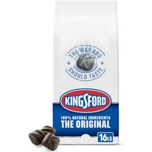 Kingsford Original Charcoal Briquettes, BBQ Charcoal for Grilling, 16 Pounds (Package May Vary)