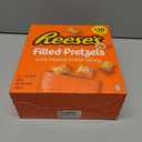 Reese's Filled Pretzels, Peanut Butter Pretzel Nuggets, Crunchy, Ready to Eat, Sweet and Salty Snack, 1 oz Bags (10 Count) (EXP 08/22/26)