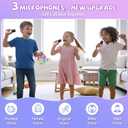 Upgraded Mini Karaoke Machine with 3 Wireless Microphones for Kids Girls Boys - Karaoke Party Speaker Christmas Birthday Gifts for 4 5 6 7 8 9 10 11+ Year Old - Kids' Instrument Accessories - Pink