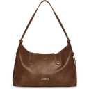 Luxebold Hobo Bag for Women Tote Purses Shoulder Handbags, Brown
