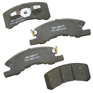 Bendix Premium SBC1731 Ceramic Front Brake Pads for Dodge Attitude 2020-2018, Mitsubishi Mirage 2023-2014, Mirage G4 2023-2017