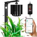 LED Aquarium Light, Clip On 24/7 Fish Tank Light, Full Spectrum Aquarium Lamp with 11 Lighting DIY Mode, Adjustable Timer/Brightness Fish Planted Tank 10 Gallon 20 Gallon 48 inch 30 inch 24W