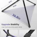 Aureday Phone Tripod, 92" Cell Phone Stand with 15" Gooseneck, Remote and Phone Holder, Overhead & Selfie Stick for Recording/Watching/Vlog, Compatible with iPhone Android