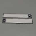 Under Cabinet Lighting with LED Numeric Display,3 Color Temps&Dimmable lights, Under counter lights for kitchen with 68 LED, Wireless Motion Sensor Light indoor, Stick-On Magnetic Closet Light(2 Pack)