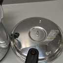 IMUSA 7 Quart Stovetop Aluminum Presure Cooker with safety valves for risk-free opening