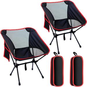 Camping Chairs Portable, Foldable Chair Lightweight, Backpacking Chair for Adults, Folding Chairs for Outside Camp (Medium-2)