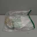 Clear Plastic Round Tablecloth Waterproof Vinyl PVC Tablecloth Embroidered Lace Edge Transparent Table Cover for Kitchen Outdoor and Indoor Uses-Round 43 inch, Brown