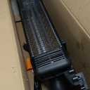 Outdoor Electric Patio Heater, 500W / 1000W Infrared Heater with Carbon Fiber Heating 90° Rotatable 50° Oscillation Portable Floor Heater for Patio, Porch, Garage and Workshop, Black