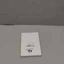 Patelai Blank Metal Business Cards Thickness 0.8 mm Metal Laser Engraving Cards for House Office Customer DIY Gift Plate Invitations, 86 x 54 Mm, Black(50 Pcs)