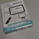 5X Magnifying Glass with Light, Lightweight Full Page Magnifier for Reading, Large Lighted Magnifier with 48 LED Light and Anti-Glare Lens, Ideal Gift for Seniors, Macular Degeneration, Low Visions