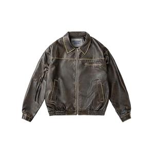 Aelfric Eden Jackets Multi Pocket Faux Leather Cropped Jacket Classic Vintage Comfy Soft Coats 2026 Trendy Outfits Size S