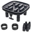 MARS HYDRO Drainage Trays 2-Pack Pot Elevator with 1.2m Drainage Pipe for Grow Tents & Patio Plants