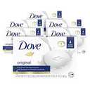 Dove Beauty Bar Soap Original 24 Count for Soft, Smooth Skin, with 1/4 Moisturizing Cream 3.75 oz
