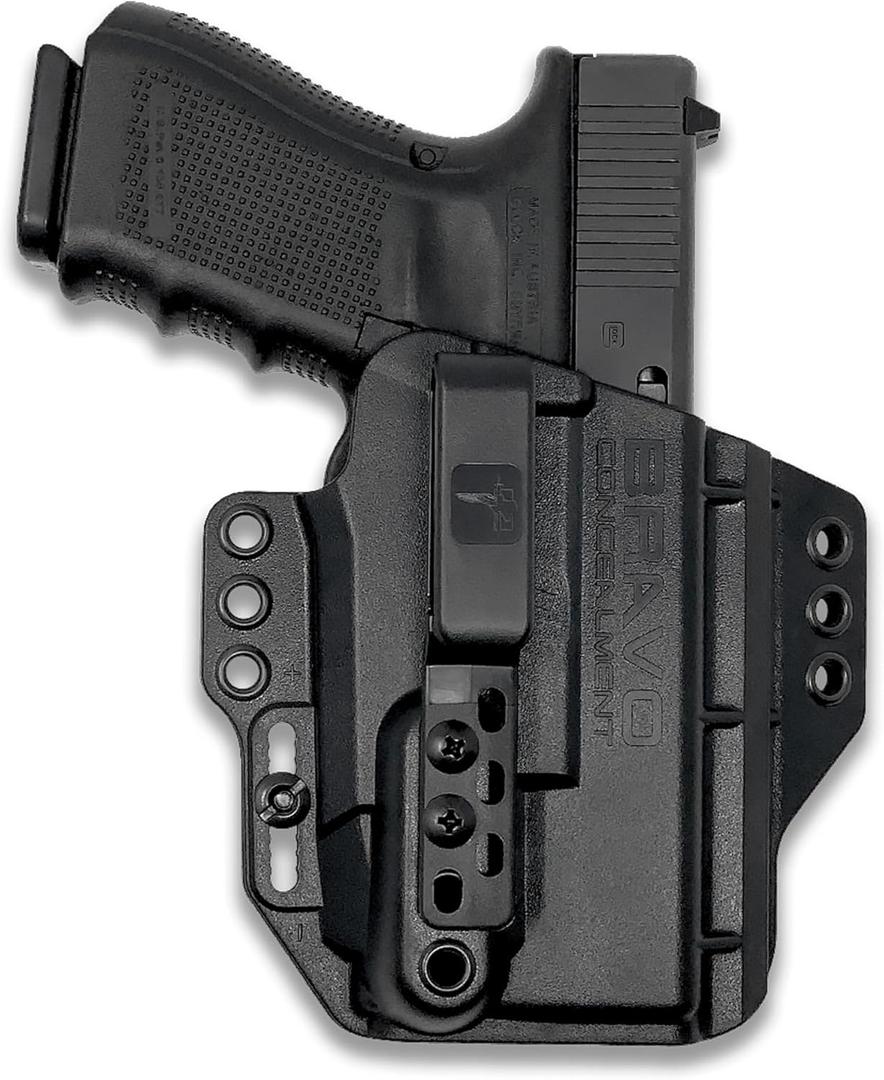 Holster for Glock 19 23 32 19X 45 19MOS 19M with Streamlight TLR-7A - IWB Holster for Concealed Carry - Inside the Waistband - Comfort and Concealment - EDC - Pistol Holster - Gun Holster