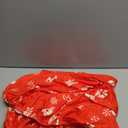 Round Spandex Christmas Tablecloth, Elastic Fitted Waterproof Tablecloths for 45"-56" Tables, Stretch Washable Picnic Table Cover for Christmas Dinner, Box Snowflake