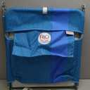 Rio Beach Portable Lay Flat Folding Backpack Beach Lounge Chair with Backpack Straps and Storage Pouch, Blue Stripe