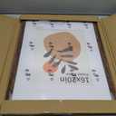 Hongkee 16x20 Frame, Rustic Brown Wood Style - Display Posters 11 x 14 with Mat or 16x20 without Mat, Wall Mounting Horizontal and Vertical, 1 Pack