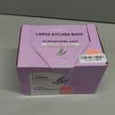 QUALIAZERO LAVENDER SCENTED 21 Gal / 80 Liter | Drawstring Closure Garbage Bag | Heavy Duty (LAVENDER, 45 BAGS), WHITE, (L10002)