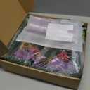 Suncalla 6 Pcs Purple Bow Christmas Advent Wreath with 5 Flameless Advent Candles, 11.8" Wreath with Remote, Flickering Flameless Candles for Candle Holder Holiday School Church X-Mas Celebration