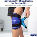 NEWGO Knee Ice Pack Wrap, Ice Pack for Knees Cold Compression Therapy for Knee Replacement Surgery, Arthritis Pain, ACL, Swelling, Sports Injuries (21.7" x 9.8") - Blue