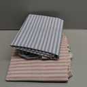 Lifewit 2 Pack Laundry Basket 80L Each, Collapsible Clothes Hamper with Reinforced Handles, Freestanding Waterproof Design for Bedroom and Laundry Room, Pink&Blue 160L Total