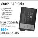 7WNW1 Laptop Battery for Dell Latitude 5424 5420 Rugged Latitude 7424 Rugged Extreme P137G P85G P86G P137G001 P137G002 P85G001 P86G001 DMF8C GK3D3 6NNCF DP3KF DMF0C 451-BCHV 0DMF8C 0GK3D3 07WNW1