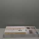 Towel Rack with Towel Bar Holder Suction Cup Foldable Towel Shelf No Drill with 7 Hooks Rustproof Towel Storage Wall Mount for Bathroom Lavatory Matte Blackish Gray 20 Inch