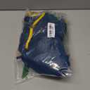 Dog Raincoat, Waterproof Dog Rain Jacket with Hood, Rain Coat with Leash Hole, Reflective Strap for Small Medium Dogs, Lightweight Puppy Clothes(Blue,L)