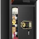7.5 Cuft Large Commercial Drop Safe for Business, Anti-theft Depository Safe Box with Drop Slot, Digital Keypad, Spare Key and Removable Shelf, Heavy-duty Cash Drop Box Safe for Bars Office Retail