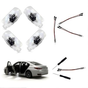4Pcs Car Door Logo Projector Lights Compatible with IS/ES/LS/GS/GX/LX/RX/RC/UX200 (20062025) HD LED Ghost Shadow Welcome Light, Plug & Play OEM Courtesy Replacement, Never Fade, Ultra Bright
