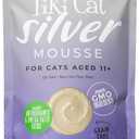 Tiki Cat Silver Mousse Wet Cat Food, Chicken, Duck & Duck Liver in Broth, 2.8 oz. Pouch (12 Count) (EXP 03/13/27)