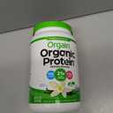 Orgain Organic Vegan Protein Powder, Vanilla Bean - 21g Plant Protein, 6g Prebiotic Fiber, No Lactose Ingredients, No Added Sugar, Non-GMO, For Shakes & Smoothies, 2.03 lb (Packaging May Vary) (EXP 01/20/28)