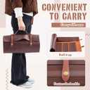 11 Slots Leather Chef Knife Roll Portable Chef Knife Case Sheath Holder Wrap Cooks & Culinary Tools Carrying Storage