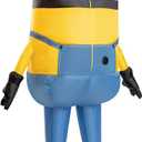 Stuart Minion Inflatable Costume for Men, Official Minions Halloween Costume, Blow Up Jumpsuit with Fan, Adult Size (42-46)