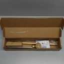 TONIAL Curtain Rod 32 to 58 Inch(2.6 to 4.8 ft), Splicing Adjustable 3/4 Single Rods for Windows 20 to 53 Inch(1.7 to 4.4 ft) Decorative Drapery Rod with Translucent Diamond Finial, Gold MISSING PARTS