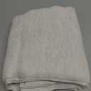 H.VERSAILTEX 72 inch Blackout Curtains, 100% Absolutely Blackout Thermal Insulated Textured Linen Look Curtain Draperies Anti-Rust Grommet Linen Curtains Blackout, 2 Panels, Natural