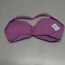 TRYTO Impact Strappy Bra Backless Halter Sports Yoga Top Women Workout Fitness Gym Outdoor Front Motion Scrunch Tops Grape, X-Large