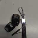 for Honda Key Fob Cover with Keychain, Car Key Case Shell Protector for Honda Accord 2003-2012 | Civic 2006-2013 | Pilot 2005-2015 CRV CRZ Fit Odyssey 4 Buttons Smart Remote Control, Black