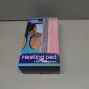 GOQOTOMO Flower Heating Pad for Back Pain Relief- 12" x 24"12 Heat Levels, 8 Timers Stay on, Machine Washable -F1224 (Pink)