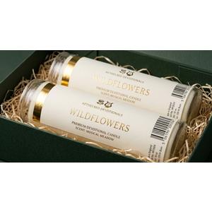 White Prayer Glass Candles Unscented, Bundle 12 Pack