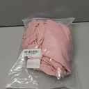 KKJIAF Ruffle Pillow Cases 24x24 Inches, Light Pink Square Ruffled Pillow Covers Set of 2, Microfiber Wrinkle Resistant Pillow Shams with Envelope Closure for Sofa Bed Living Room